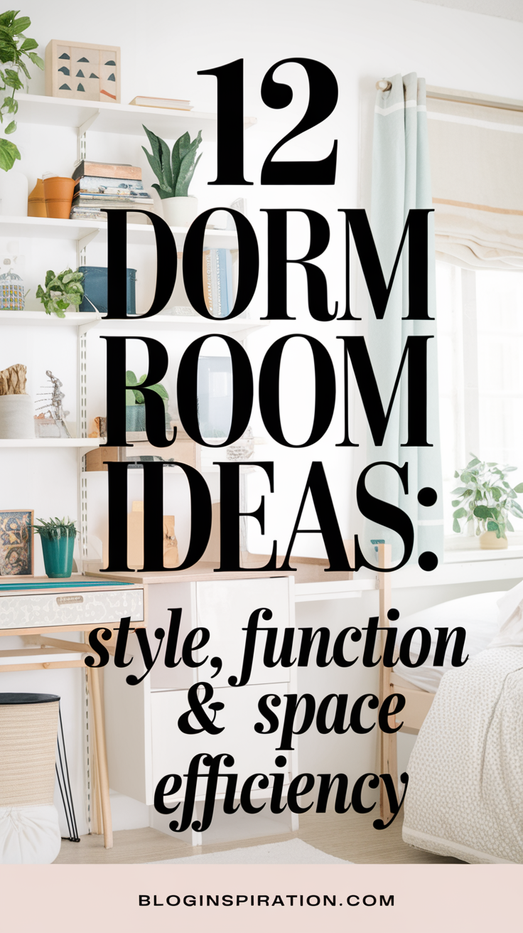 12 Dorm Room Ideas That Combine Style, Function, and Space Efficiency