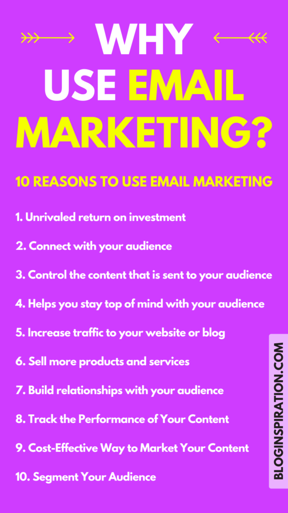 10 Reasons to use Email Marketing