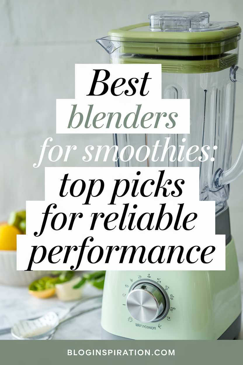 Best Blenders for Smoothies