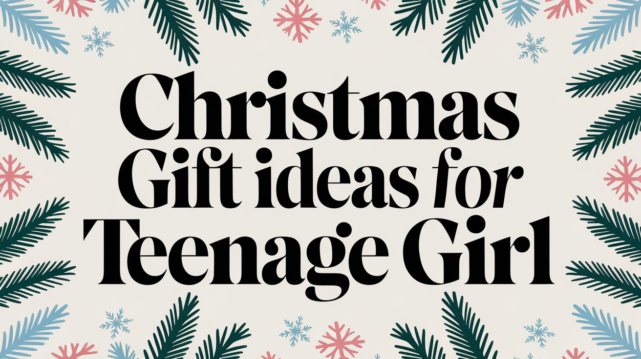 Christmas Gift Ideas For Teenage Girl