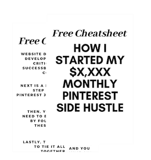 Pinterest Side Hustle