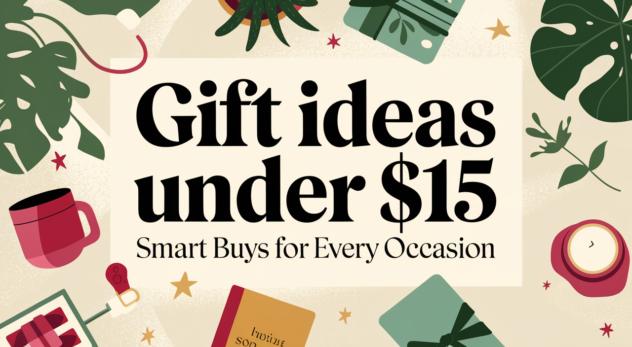 Gift Ideas Under $15