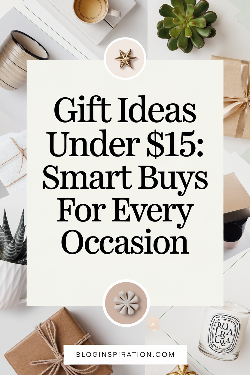 Gift Ideas Under $15