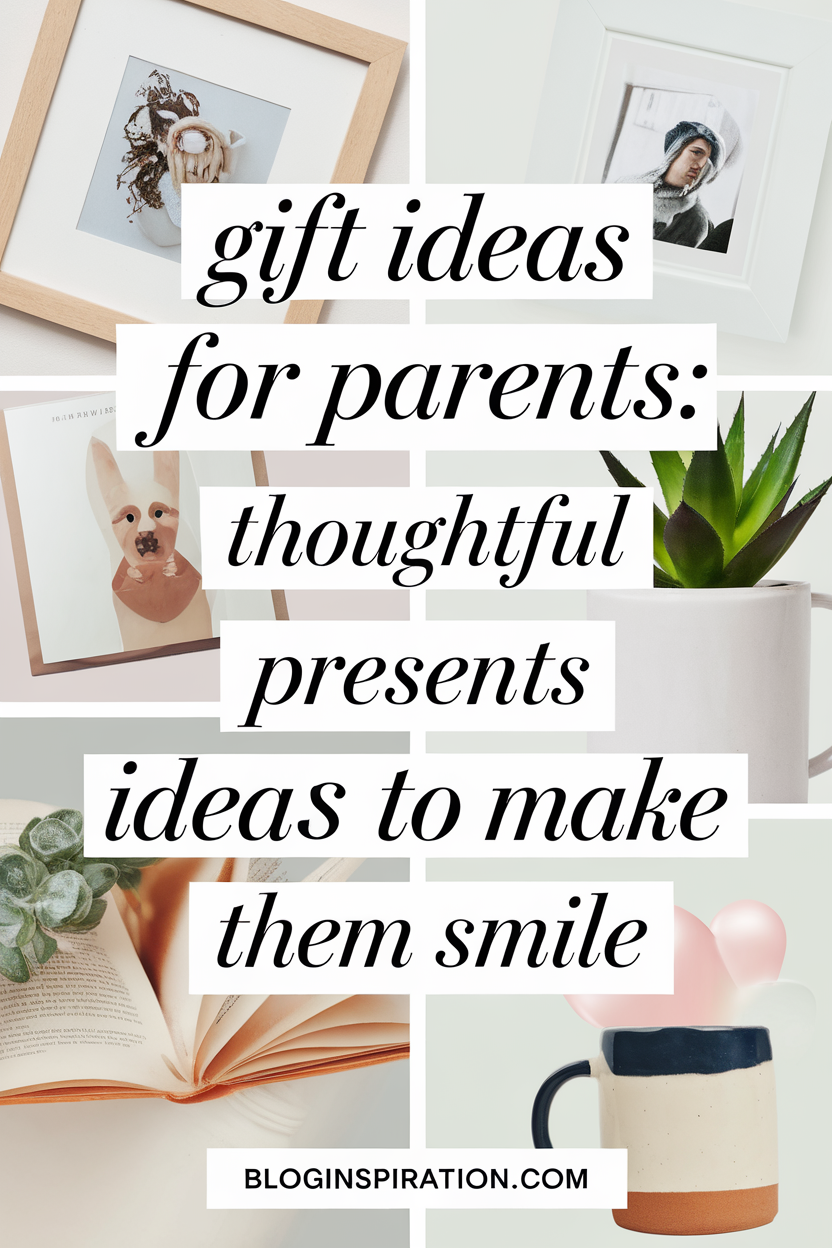 Gift Ideas for Parents