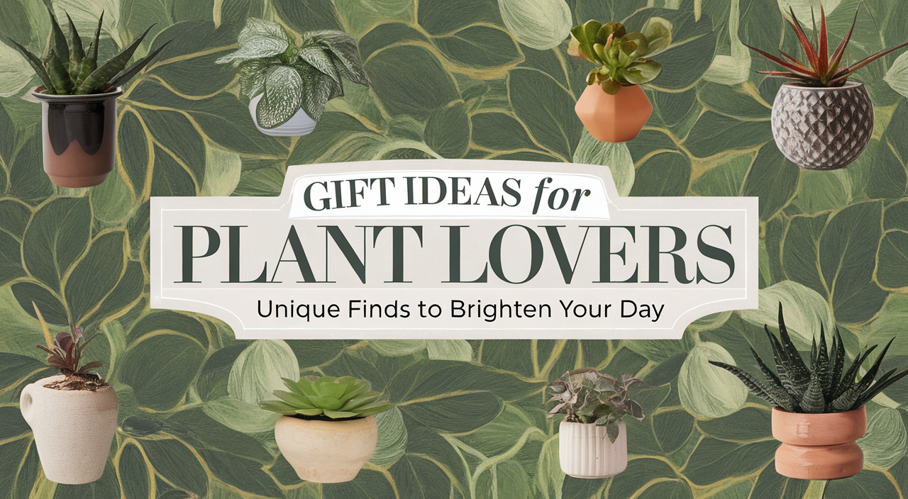 Gift Ideas for Plant Lovers