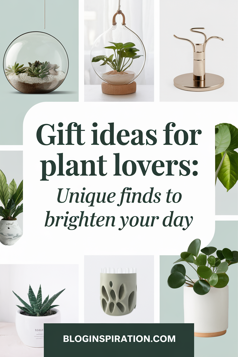 Gift Ideas for Plant Lovers