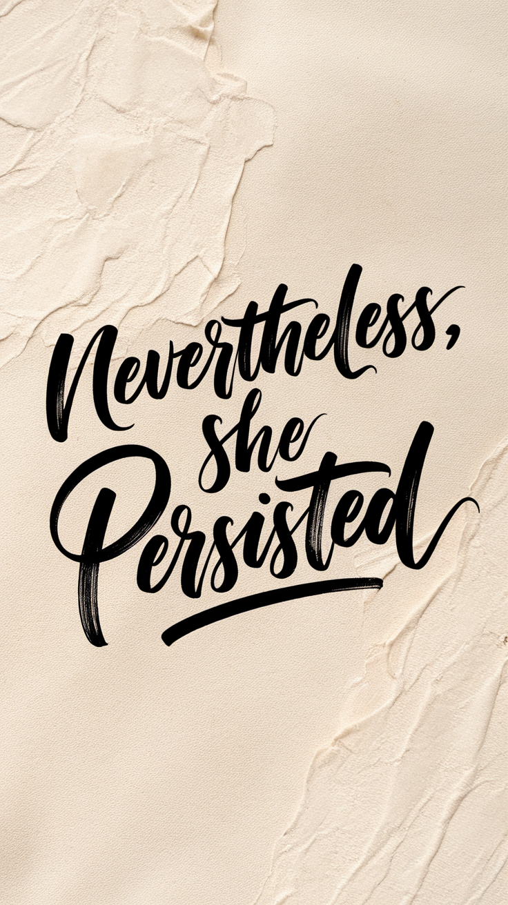 Hand-Lettered Resilience