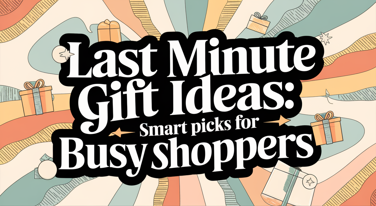 Last Minute Gift Ideas