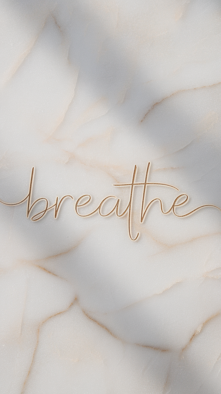 Minimalist Marble Calm
