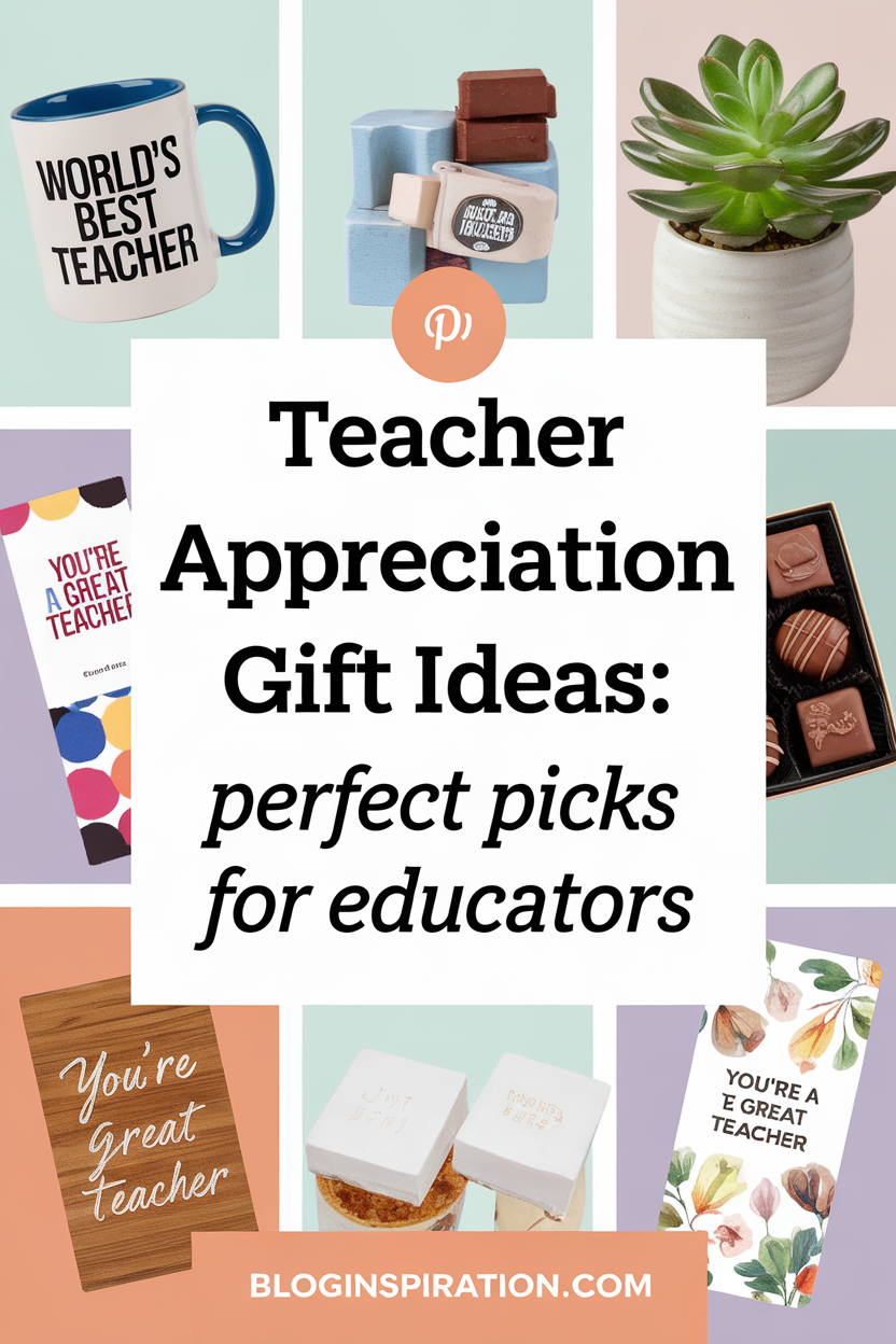 Teacher Appreciation Gift Ideas