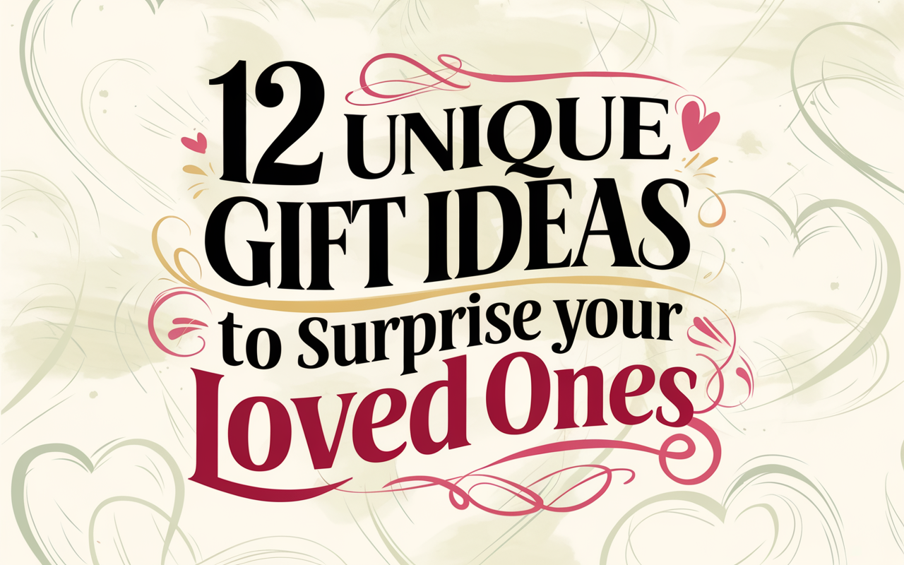Unique Gift Ideas
