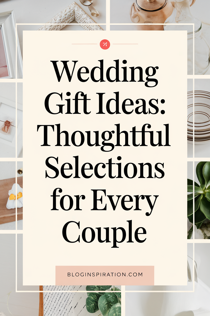 Wedding Gift Ideas